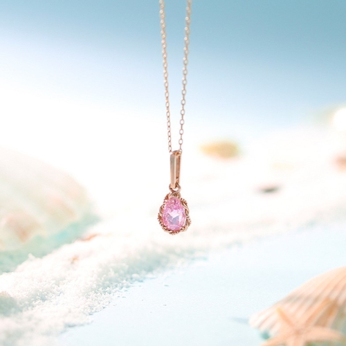 이랜드  로이드 레이스 페어컷 비쥬참 10K Gold 탄생석 펜던트 LPT21053T