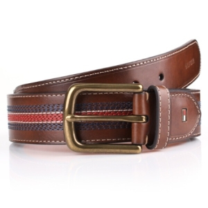 타미힐피거 BT06 Tan 단면벨트