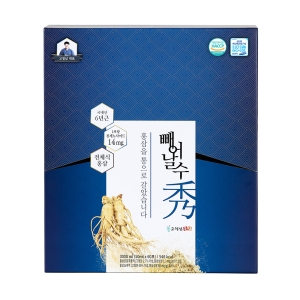 고철남홍삼 프리미엄 전체식 홍삼진액 빼어날 수 50ml 60p 1개 3000ml