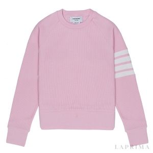 톰브라운 ThomBrowne여성 4바 와플 라글란 핑크 니트 FJT113A 0645