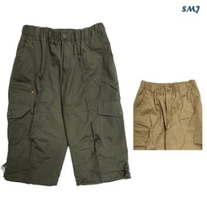 에스엠진 SMJ346 남자 7부 카고 반바지 밴드겸용 스판 포켓
