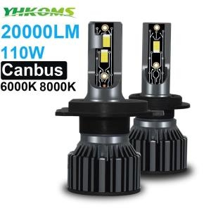 헤드  탁구 용품 탁구 러버 탁구채 추천YHKOMS 자동차 조명 Canbus H4 LED H7 20000LM H11 램프 라이트 전구