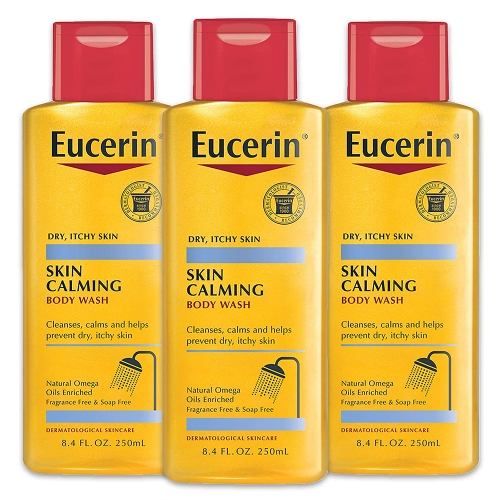 Eucerin 유세린 스킨 카밍 바디 워시 8.4oz 250ml  3개 Skin Calming Body Wash