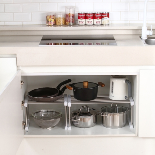 케이리빙  폭조절 주방선반 1단