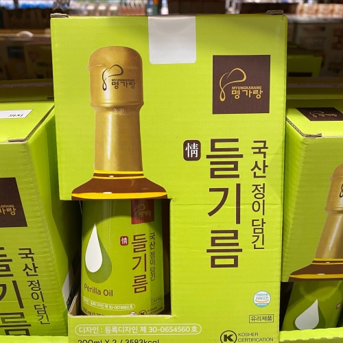 명가랑 정이담긴 국내산 들기름 200ml