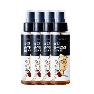 라벨영 쇼킹 좀싹미스트 3+1 /문제성 발케어+ 발각질/발땀/발습기 케어