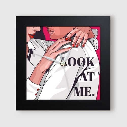 꾸밈  it480-커플섹시팝아트미니액자벽시계