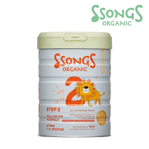 파스퇴르(롯데푸드) 쏭스오가닉 베이비 골든라벨 2단계 750g