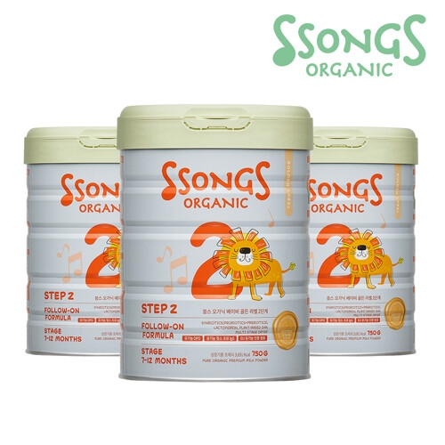 파스퇴르(롯데푸드) 쏭스오가닉 베이비 골든라벨 2단계 750g