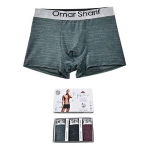 오마샤리프 고급스러운 컬러 밴딩 남성 드로즈3매입 WB9EC03