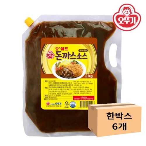 오뚜기 오쉐프 돈까스소스 2kg