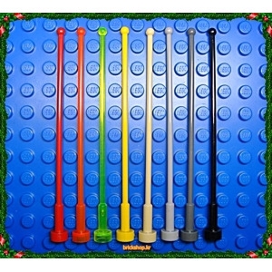 레고부품 Antenna 8H Whip 2569 47094 Black 검정