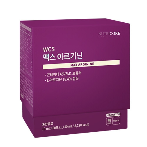 뉴트리코어 WCS 맥스 아르기닌 19ml 15포
