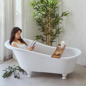 신안바스  라운드 인조대리석 이동식욕조