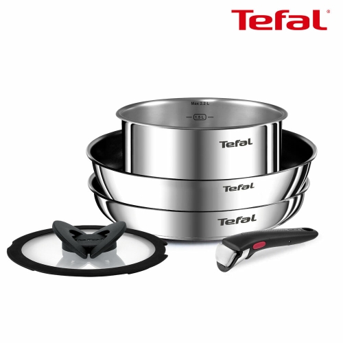 테팔  매직핸즈 SS 뉴이모션 6종 (팬24+볶음팬26+냄비18+뚜껑+핸들)