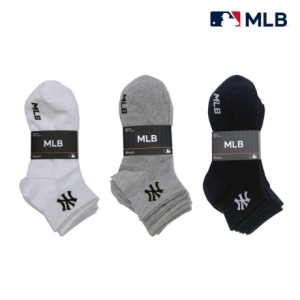 MLB 남성 로고 단목 양말 SML34202A 5매