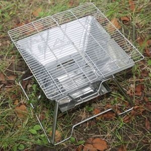 RT  접이식 화로대 1P 4 5인용 중형 스텐 그릴 브릿지형 W93A40C