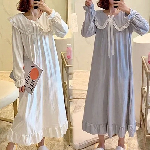 오너클랜 여성스러운 슬립 홈웨어 예쁜 여자 잠자리 잠옷 WA04D1F