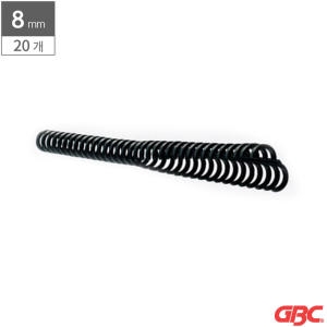 GBC  3대1 클릭링 8mm 20개입 검은색