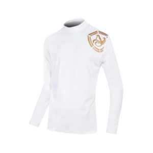 아티누스  AT-574W 플리스 하이넥 티셔츠 화이트 가온피싱샵