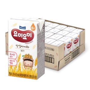 매일유업 요미요미 안심아이차 보리 125ml