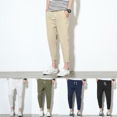 지오지아 남성 9부 밴딩 면바지 슬림핏 조거팬츠_HH A30 TS1102