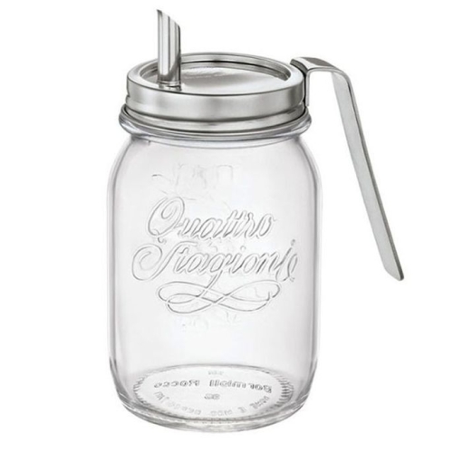 신우 보르미올리 유리병 밀폐용기 오일병 소스 쨈병 500ml