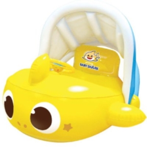 아기상어 파라솔 쿠션보행기 23 물놀이 튜브 유아 단품 1개