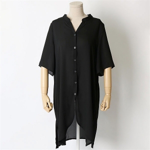 시드마켓 미시옷 플라이반팔블라우스 HGE117M104 빅사이즈 6960335