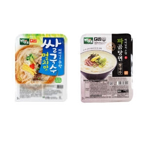 백제  파곰탕면15개 + 멸치맛쌀국수15개