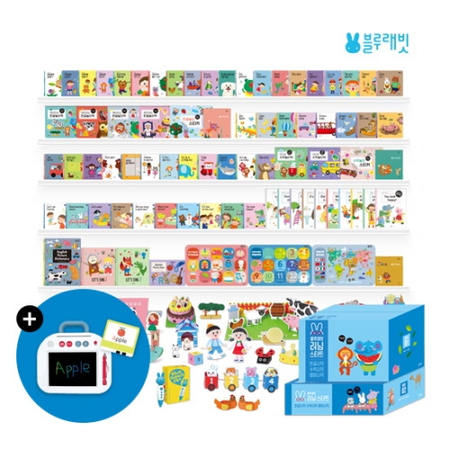 블루래빗 NEW 시작러닝 풀패키지_한글수학영어+ 러닝패드+토끼펜