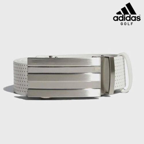 아디다스 아디다스골프 남성 3S 폴리우레탄 노홀 벨트 화이트 (HA5950)