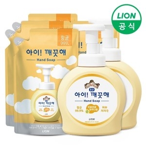 아이깨끗해 핸드워시 490ml용기x2개+450mlx4개