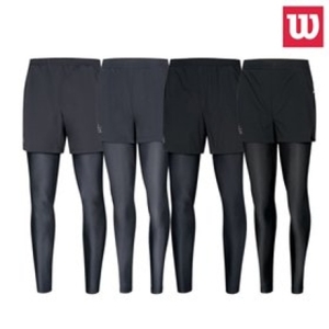 윌슨  남여 투인원 레깅스바지 런닝 운동 야구 헬스