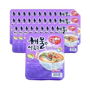 정우종합유통  한스코리아공식 쿡시쌀국수 해물맛 30개입