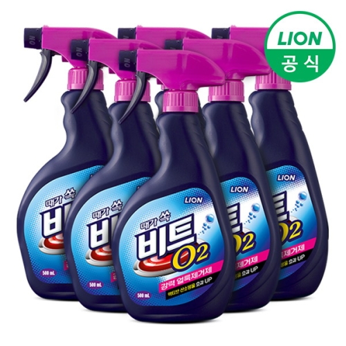 비트 O2 얼룩 제거제 500ml 6개