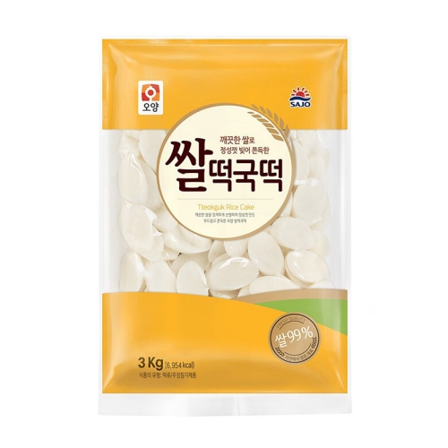 사조  푸른들마켓 쌀떡국떡3kg