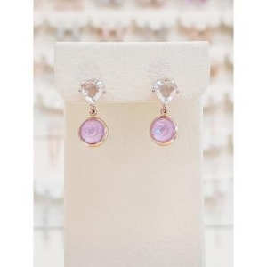 볼라레  세이브존03 40대여자생일선물 물방울 큐빅 드롭 이어링 LE789 S10326992