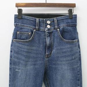 시드마켓 투버튼 스트레이트 데님 302G589S 빅사이즈 여성 여성큰옷 빅사이즈미시옷 중년 여성의류 마담옷