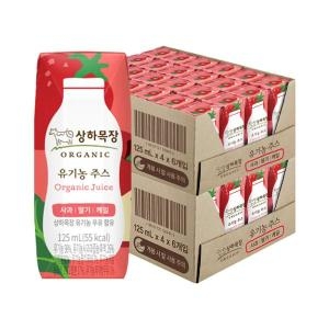 매일유업 상하목장 유기농 주스 사과 딸기 케일 125ml