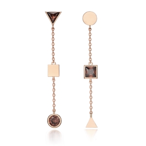 끄란느  도형 체인 귀걸이 C8EB048