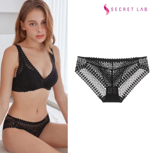 시크릿랩 소프트 레이스 팬티 블랙 SBWPT2O01T