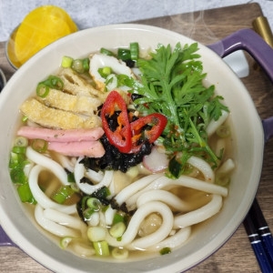 천일식품  사누끼 포차 우동 230g 10봉 개별포장 + 소스 10봉 + 후레이크 10개