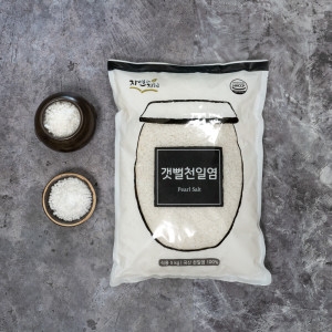 자연의지혜 갯뻘 천일염 5kg 우수천일염인증HACCP인증유네스코세계자연유산