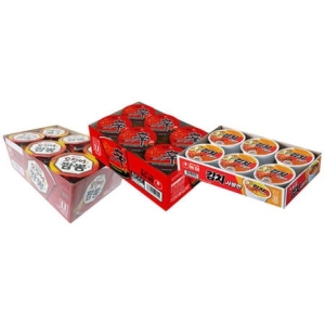 농심  신라면컵6개 + 김치사발면6개 + 오징어짬뽕컵6개