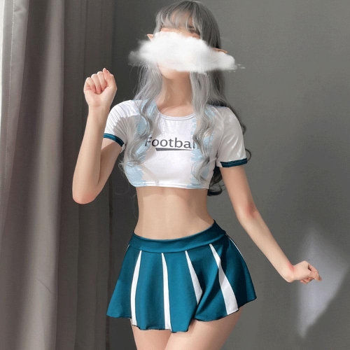 A 여신 치어리더 화이트 응원단 COUN00022 코스튬 코스프레