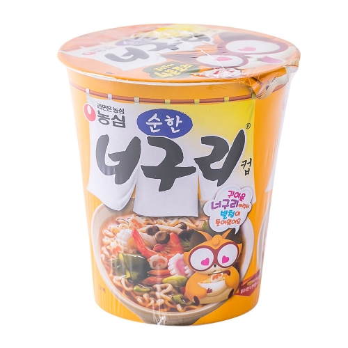 농심  순한 너구리 컵 63g