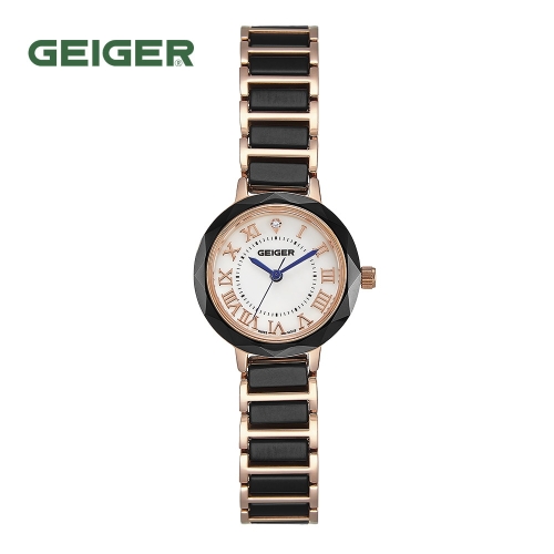가이거    여성 세라믹 손목시계 GE8039WRGB