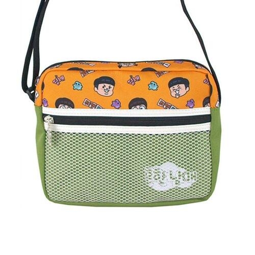 엘오엘 흔한남매 흔한남매  네트 사각크로스백 그린  6911979