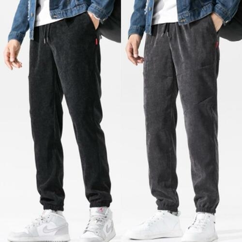 슈썸 골덴바지 남성조거팬츠 허리밴딩 캐주얼바지 IS PA18